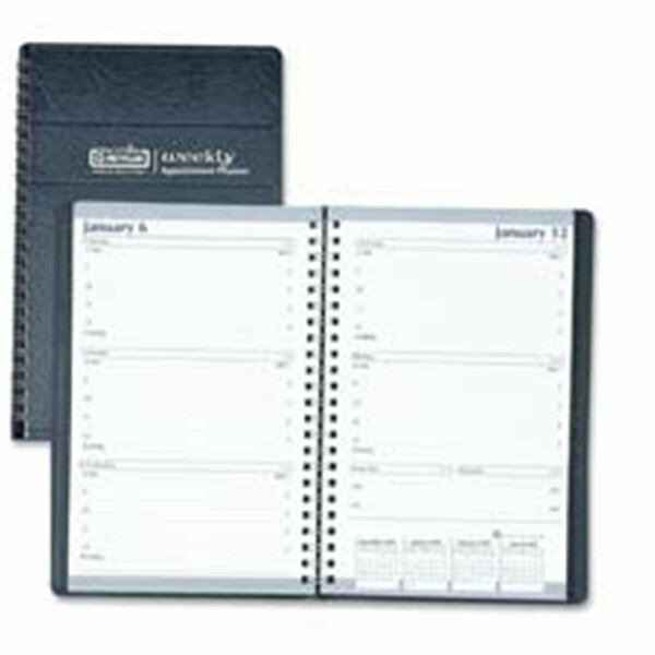 House Of Doolittle Weekly Planner- Wirebound- 12 Month- Jan-Dec- 5in.x8in.- Black Cover for the current year HO462938